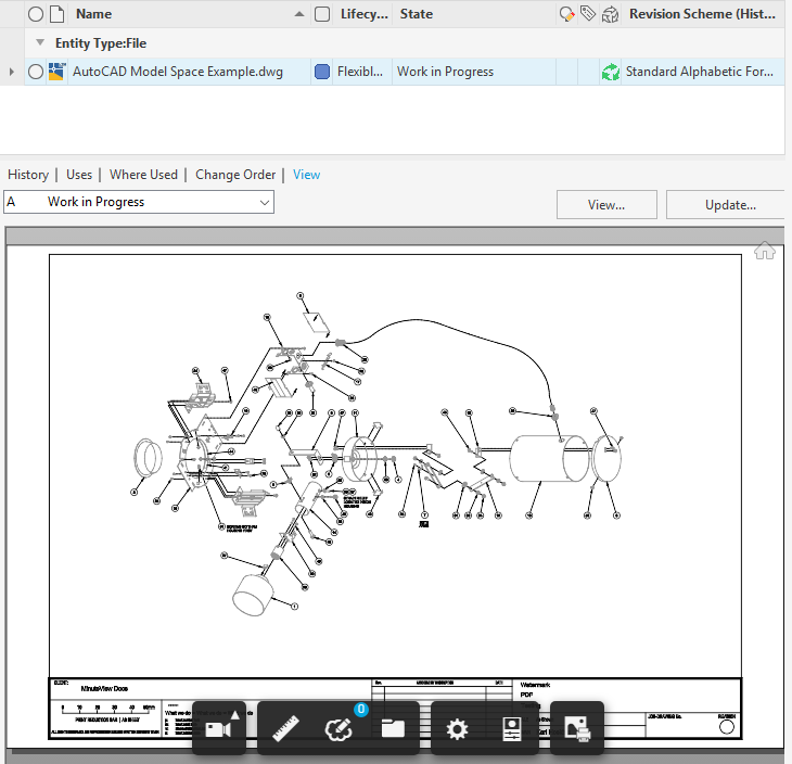 AutoCAD DWG Model Space Example