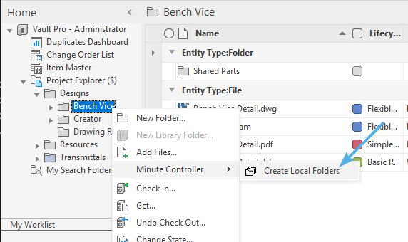 Create Local Folders