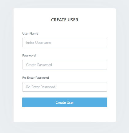 Create New User