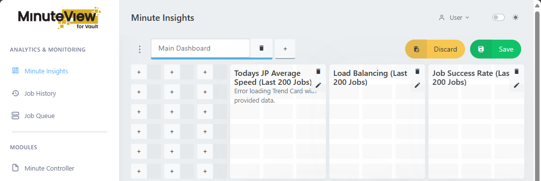 Edit Dashboard