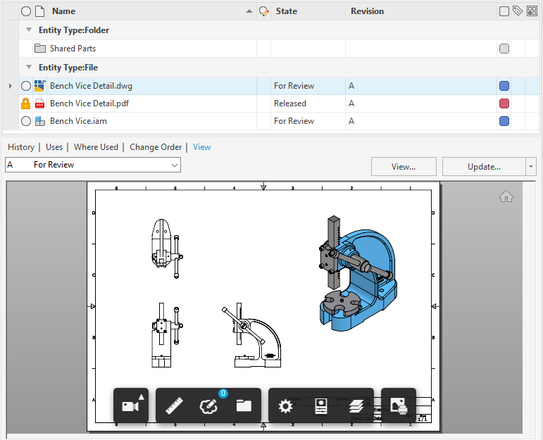 Inventor IDW Published to PDF