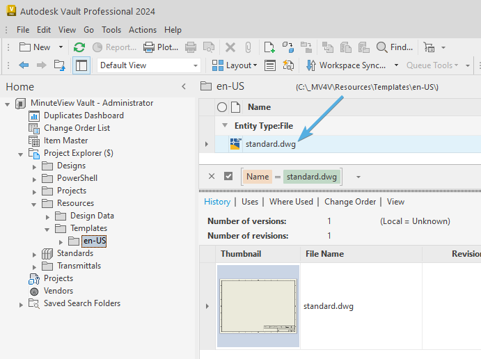 Inventor Standard DWG Template