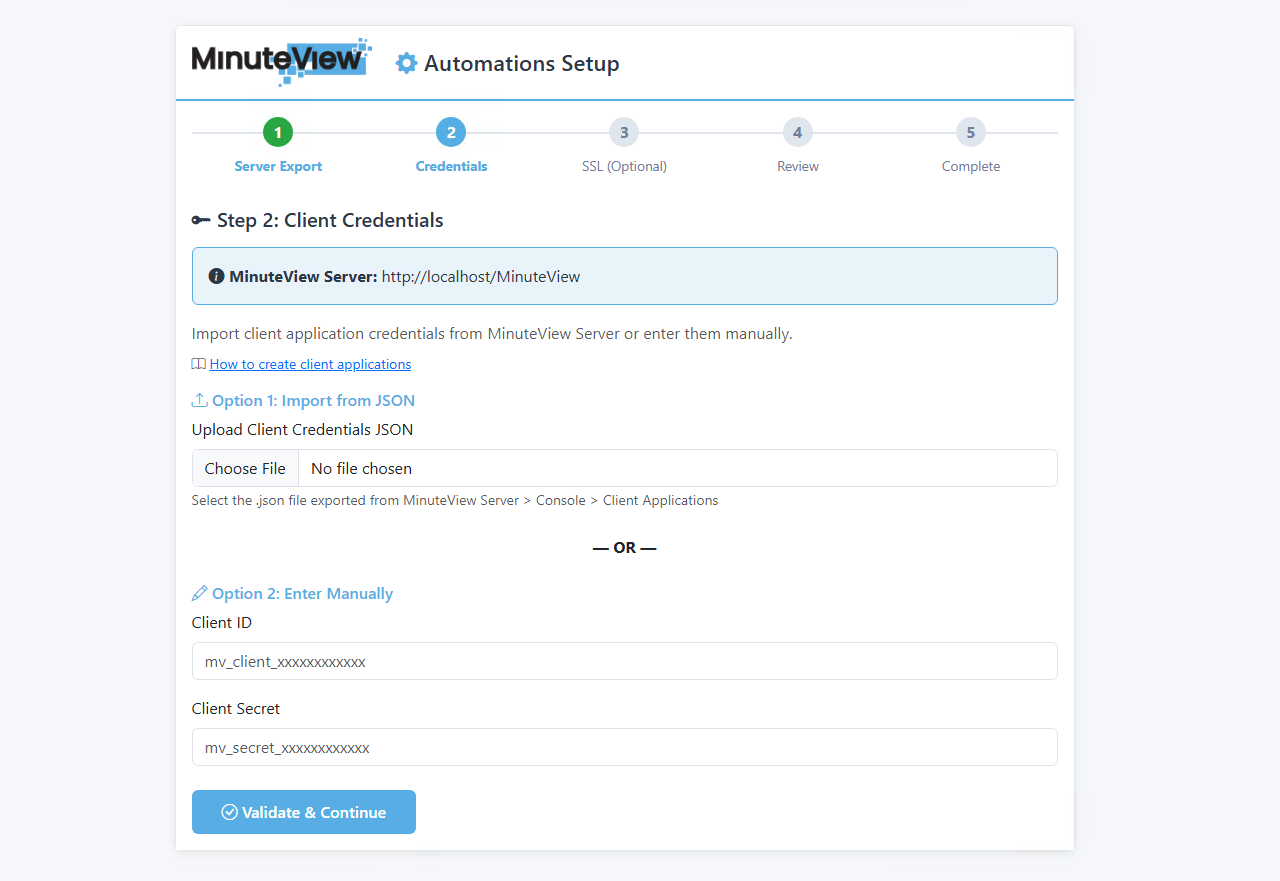 Client Application Registration